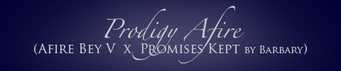 Prodigy Afire (Afire Bey V x Promises Kept by Barbary)